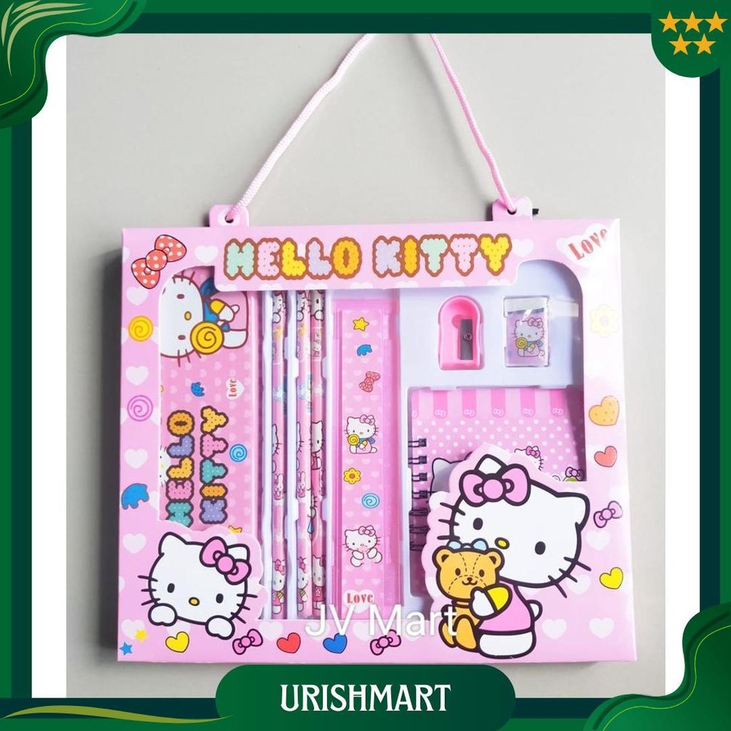 

Alat Tulis Set Karakter / Stationery Set Lucu Ori