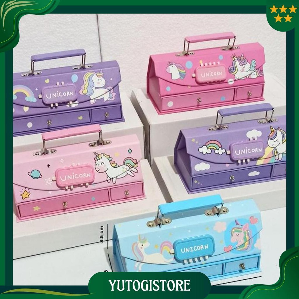 

Bos Kotak Pensil Karton+Kode Kunci/Tempat Pensil/Pencil Case Code Pin Best Seller