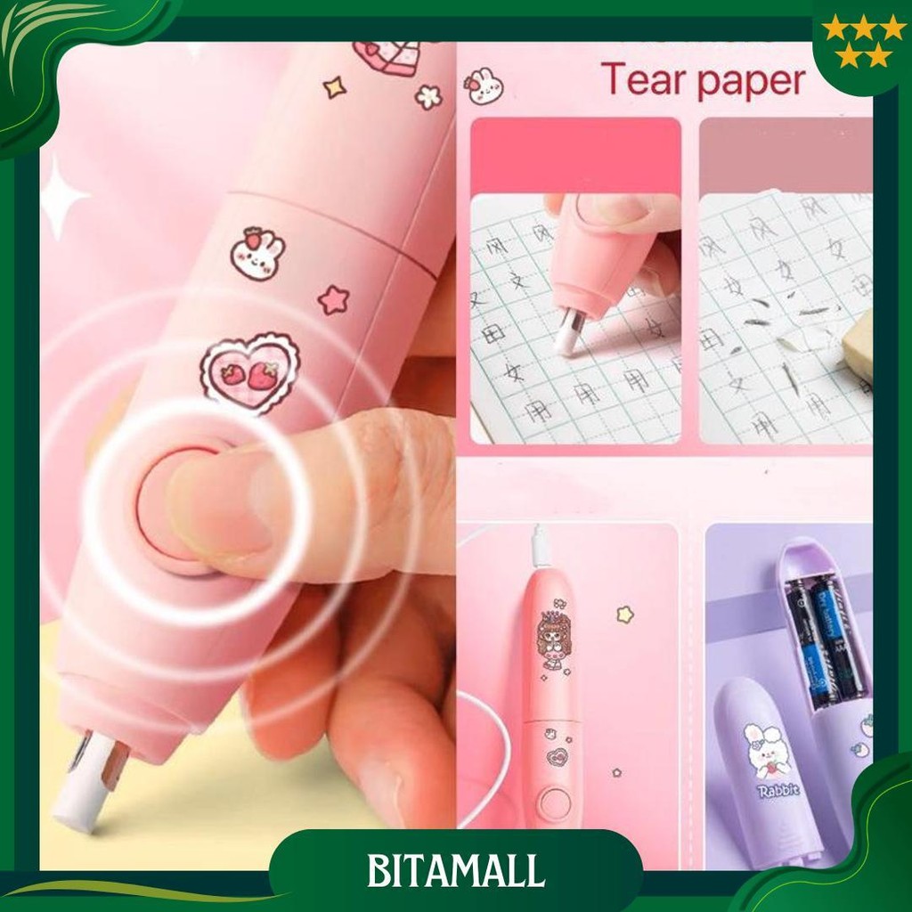 

Penghapus Pensil Otomatis / Electric Pencil Eraser Penghapus Pensil Elektrik Ori