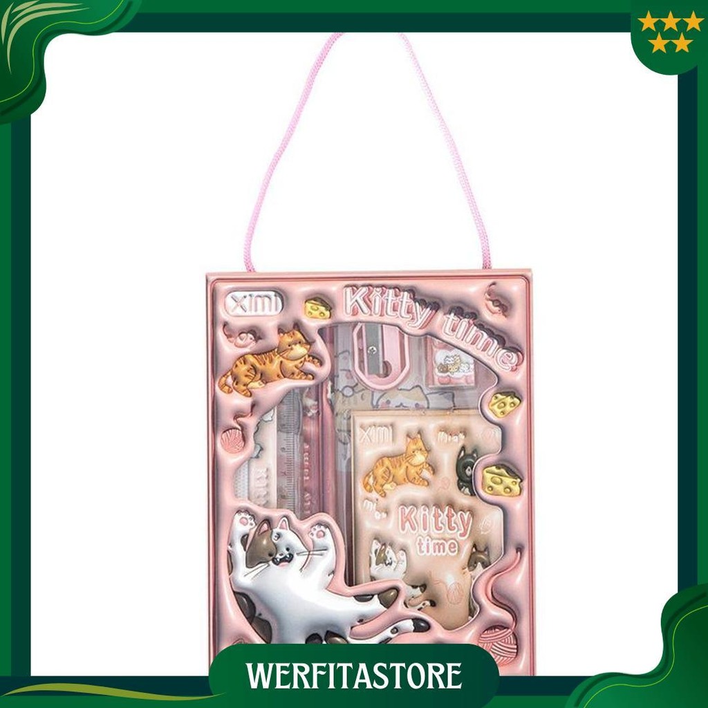 

[Karakterku] Set Alat Tulis Anak Sekolah Siswa Paket Lengkap Stationery Motif Lucu Pensil Kotak Pensil Cute Stationery Untuk Hadiah Souvenir Murah Terbaru Studyset-Ximi Gratis Ongkir