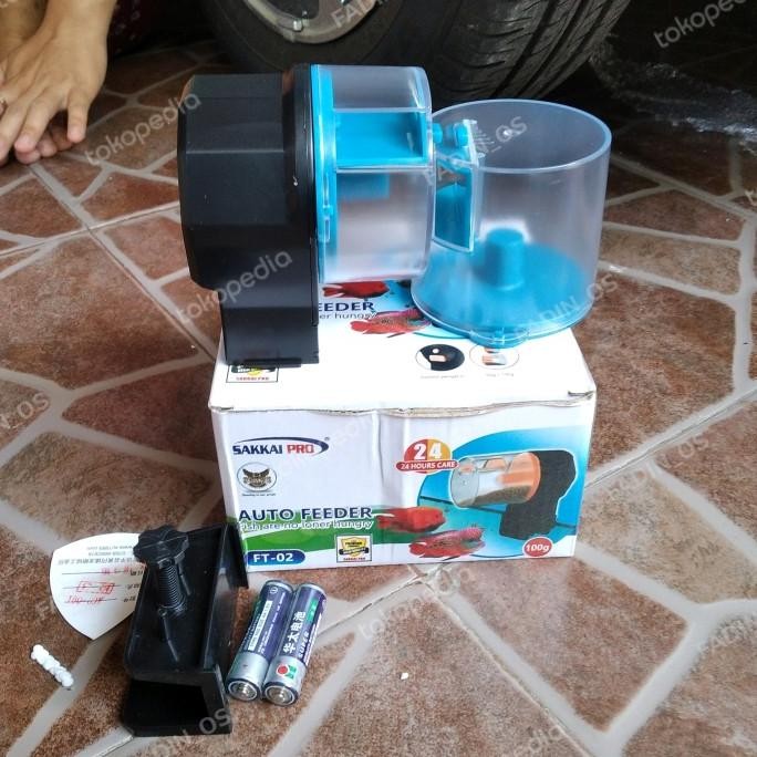 Mesin Pakan Ikan Otomatis Auto freeder Food Timer Filter Aquarium