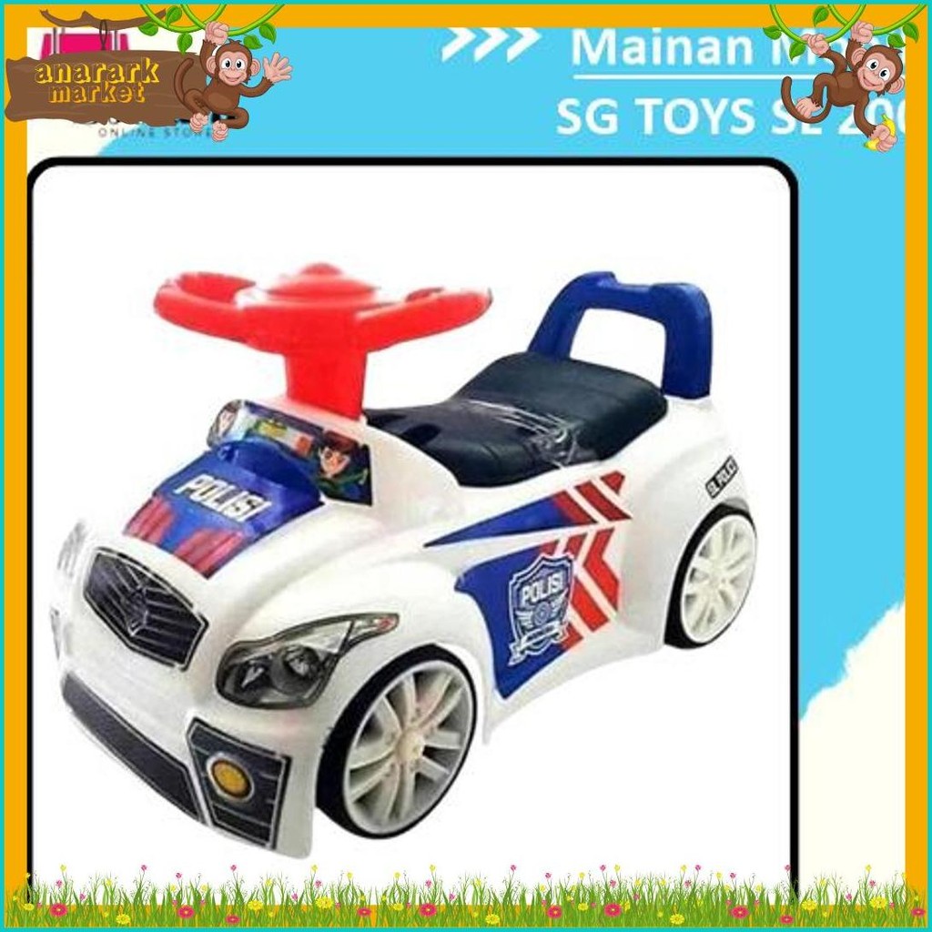 Mainan Mobil Dorong Anak Polisi Sg Toys Sl 200 Diskon