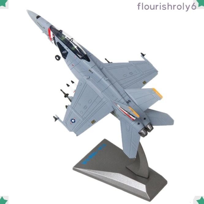 Miniatur Diecast Pesawat Hornet F-18 Skala 1: 100 Dengan Stand