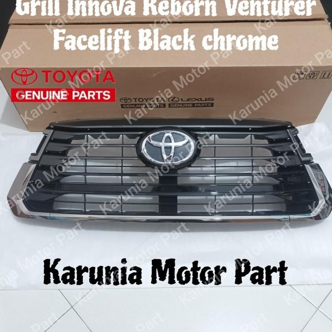 Grill Grille Toyota Innova Reborn Venturer Black Chrome 2021-2022 Recommended Deals