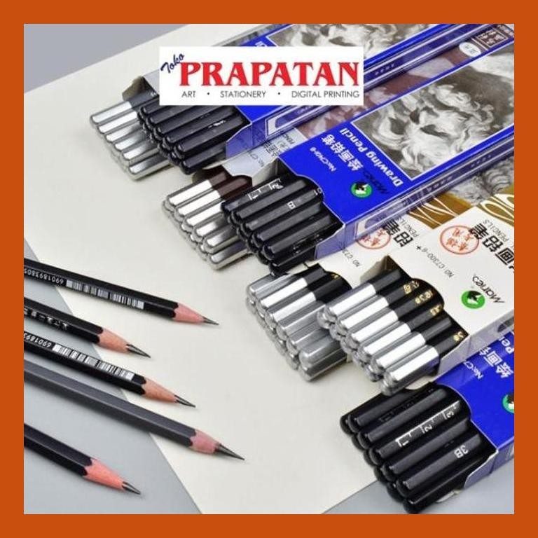 

[ PERALATAN LUKIS / GAMBAR ] MARIES DRAWING PENCIL C7401 / PENSIL MARIES GOOD QUALITY