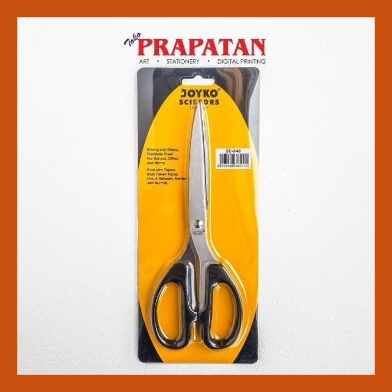 

[ PERALATAN LUKIS / GAMBAR ] SCISSORS / GUNTING JOYKO BESAR SC-848 GOOD QUALITY