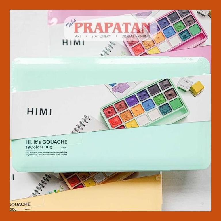 

[ PERALATAN LUKIS / GAMBAR ] MIYA HIMI GOUACHE18 WARNA 30 ML COD