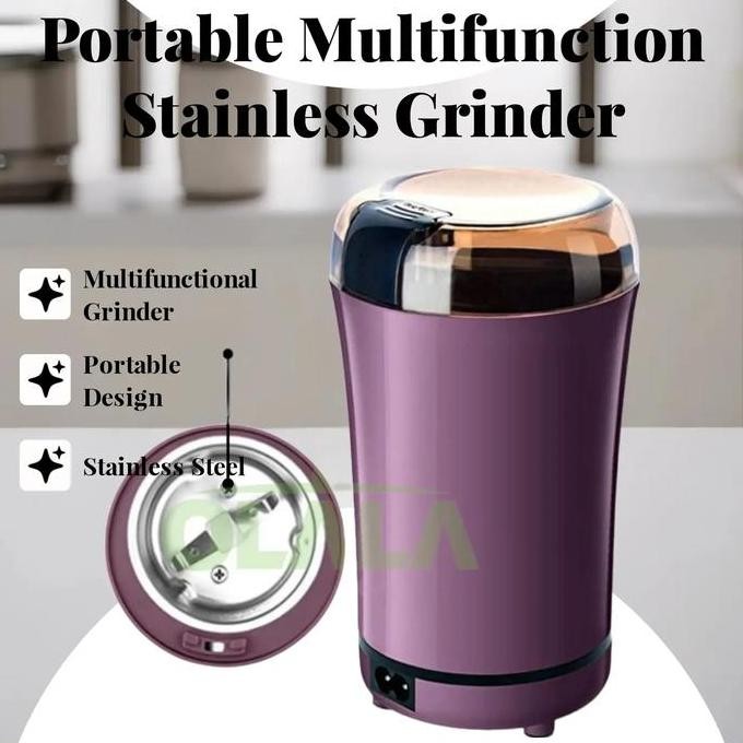 Sale Mesin Blender Chopper Bubuk Pengiling Kopi Cabe Beras Kacang Biji Portable Multifungsi Stainles
