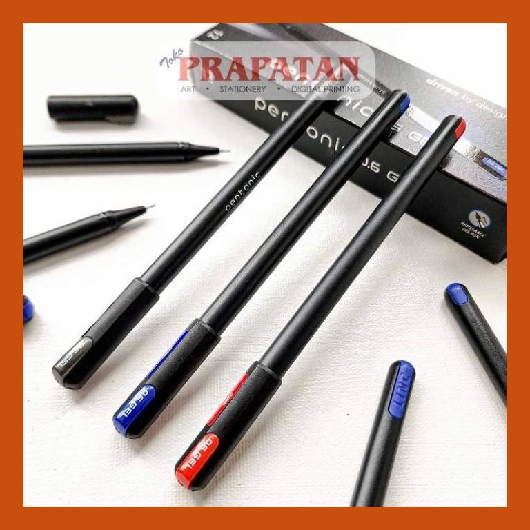 

[ PERALATAN LUKIS / GAMBAR ] PENTONIC LINC GEL PEN 0.6MM | PENA JEL | PULPEN PACKING AMAN
