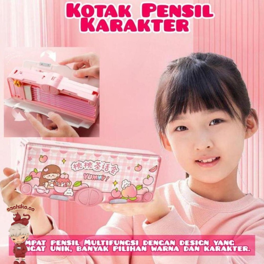 

Kotak Pensil Karakter Kotak Pensil Multifungsi Anak Sekolah Tempat Pensil Serbaguna Motif Kartun Cod