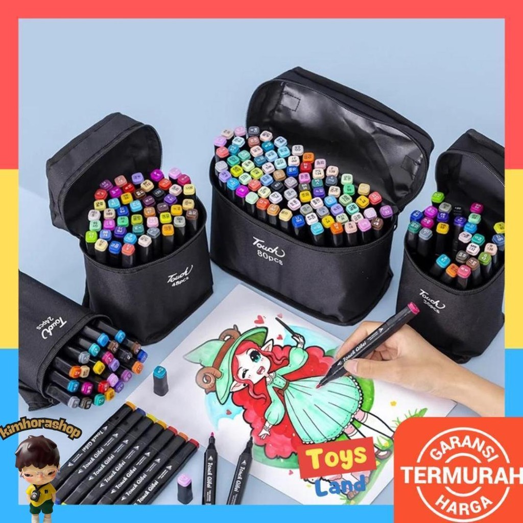 Sketsa Spidol Marker Set Spidol Dual Side Touch Marker Spidol Sketsa Spidol Graffiti Spidol Stabilo 