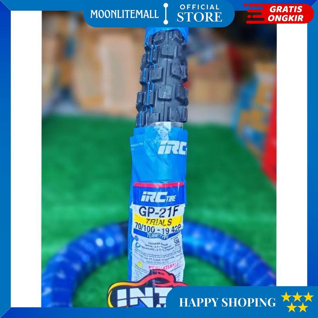 Ban Trail Primaax 70 100 Ring 19 Sk 52 Irc Gp21 7010019 Dualtrack Front Tire Cross Bl Luar Primax 70