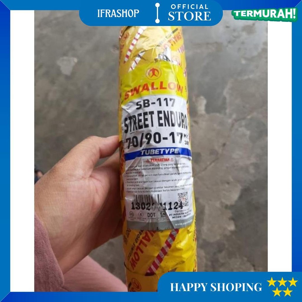 Ban Motor Swallow Sb117 Street Enduro/ Semi Trail (Tubetype) 80/90-14, 90/90-14, 80/90-17, 70/90-17 