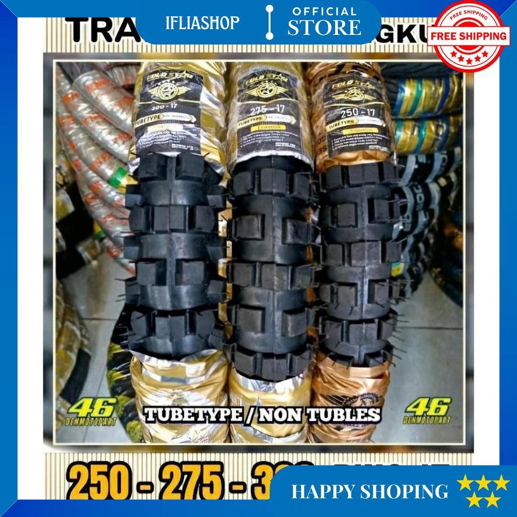 Ban Cross Ring 17 Ukuran 250,275 Dan 300 Ring 17 Terlaris