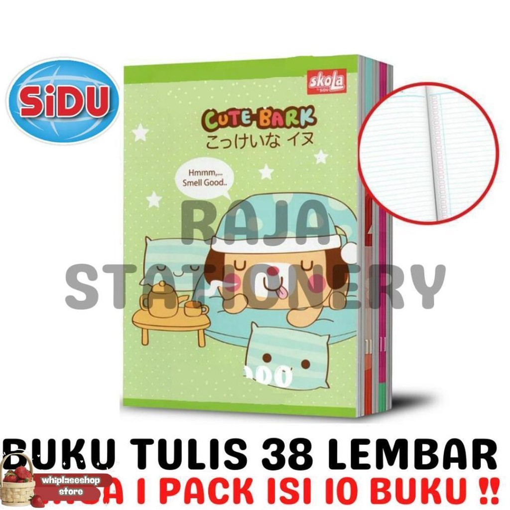 

Buku Tulis 38 Lembar Garis A5 Skola By Sidu Notebook Skola By Sinar Dunia Buku Tulis Anak Sekolah Pack [10Pcs] Kilat