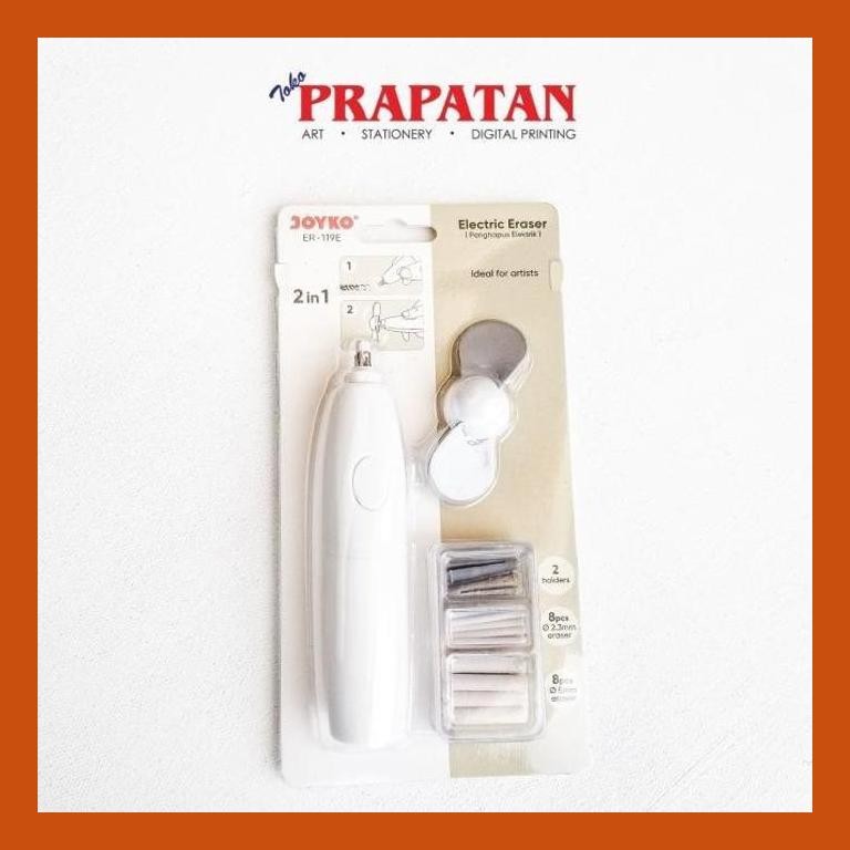 

[ PERALATAN LUKIS / GAMBAR ] JOYKO ELECTRIC ERASER ER-119E / PENGHAPUS ELEKTRIK SIAP KIRIM