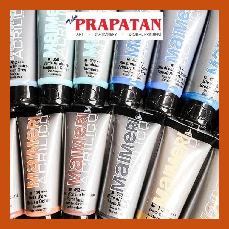 

[ PERALATAN LUKIS / GAMBAR ] MAIMERI ACRILICO ACRYLIC 75ML | CAT AKRILIK PART 3 GOOD QUALITY
