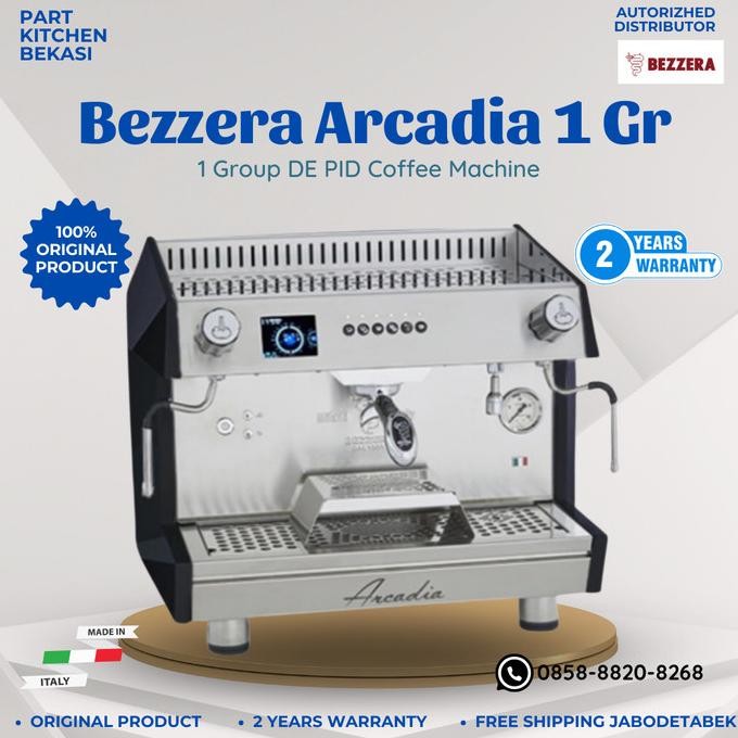 Bezzera Coffee Machine Arcadia DE PID 1 Group Mesin Kopi Bezzera