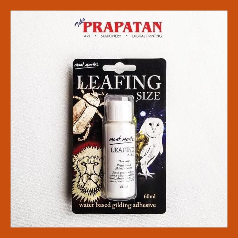 

[ PERALATAN LUKIS / GAMBAR ] MONT MARTE LEAFING SIZE GILDING ADHESIVE 60ML SIAP KIRIM