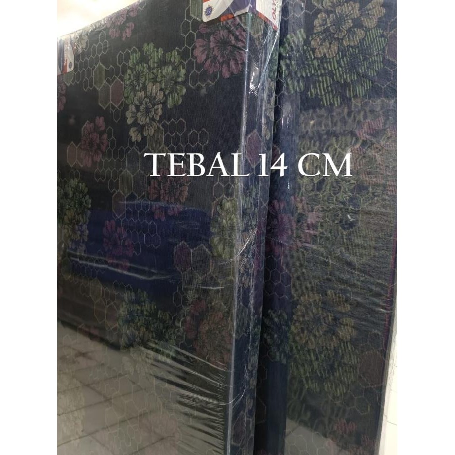 KASUR BUSA OLYMPIC 90X200X14 CM STD KAIN SPRING BED ZAKAT
