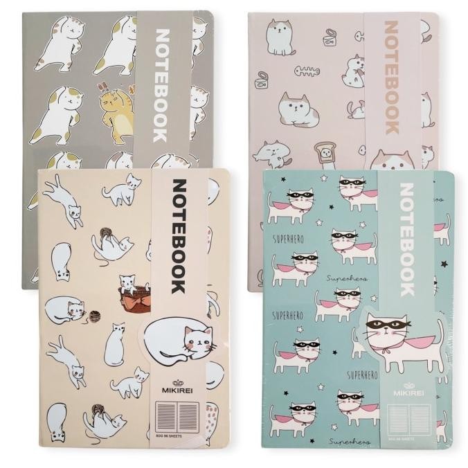 

Scoop Buku Tulis/Notebook Cat Kitty 14.5x21cm 96halaman 64761000
