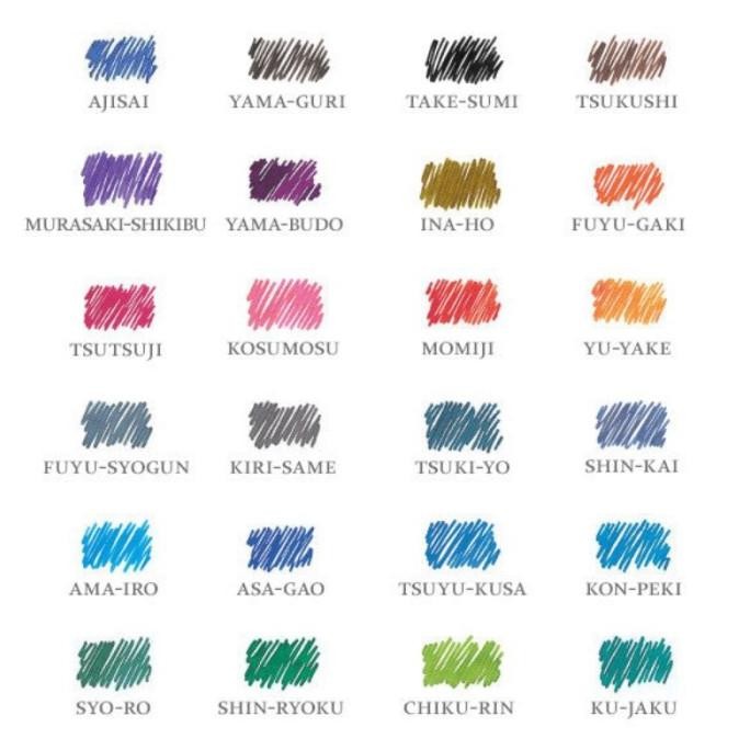 

BEBAS ONGKIR - Tinta IROSHIZUKU PILOT 15ml Made In Japan