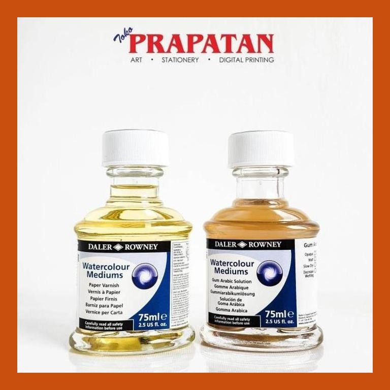 

[ PERALATAN LUKIS / GAMBAR ] DALER ROWNEY WATERCOLOR MEDIUM 75ML PACKING AMAN