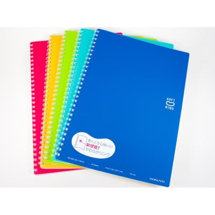 

Kokuyo Soft Ring Notebook A6 LINE DOTTED 80Sheets S-SV358BT