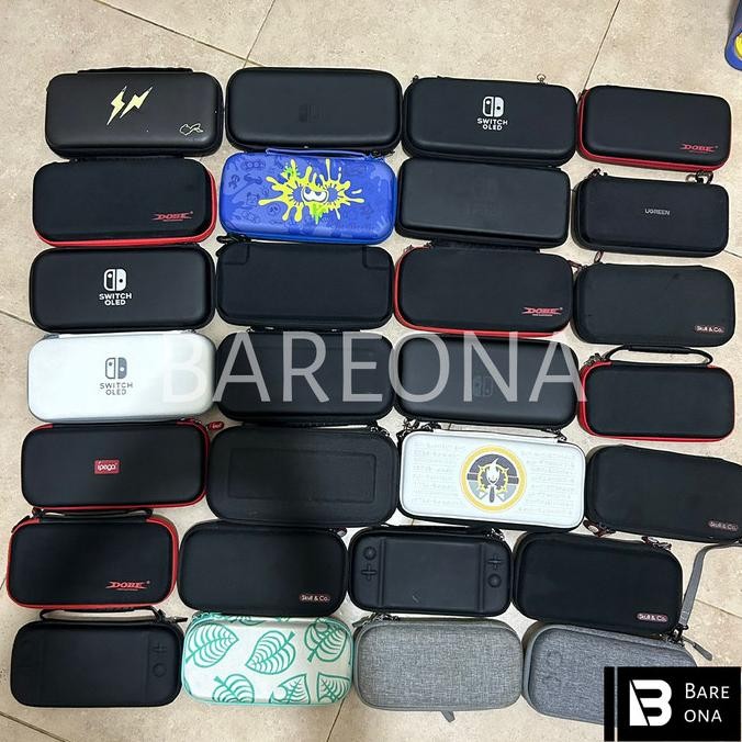 TERMURAH - [SECOND] Nintendo Switch Pouch Case OLED V1 V2 Lite (Skull & Co Ugreen Dobe Zelda Mario S