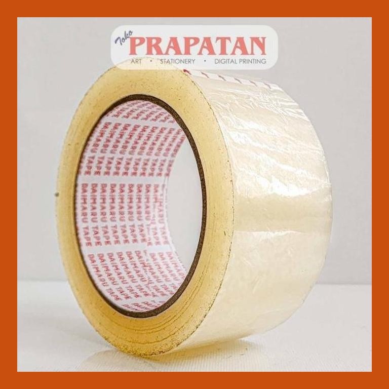 

[ PERALATAN LUKIS / GAMBAR ] LAKBAN BENING DAIMARU 48 MM X 90 YARD SIAP KIRIM