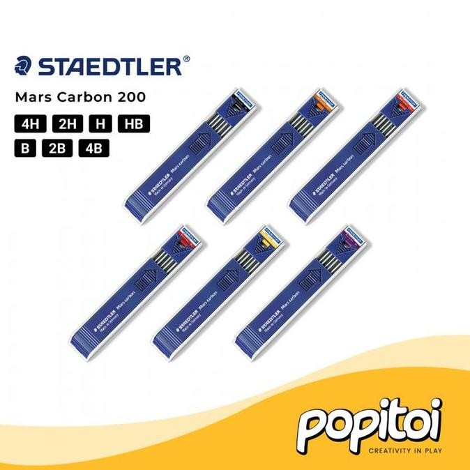 

Staedtler Mars Carbon Lead Refill for 2.0 mm Mechanical Pencil Isi Ulang Pensil Mekanik