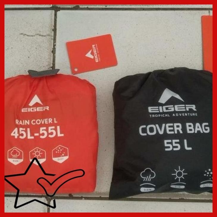 [TDS] COVER BAG RAIN COVER EIGER 40-45L - ORIGINAL