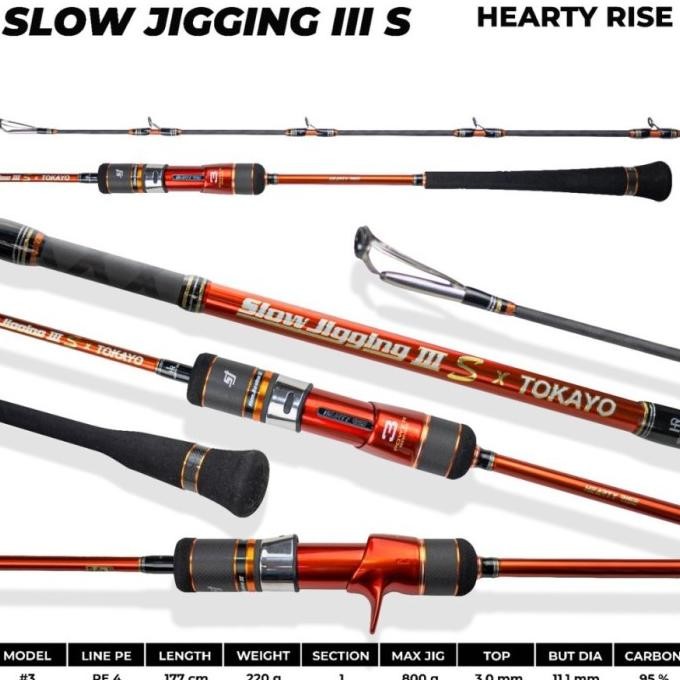 Rod Hearty Rise Slow Jigging Sj3S By Tokayo Overhead Original