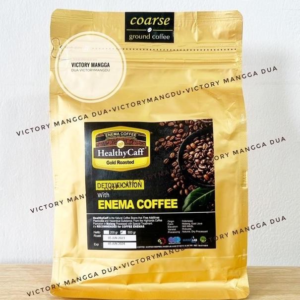 

TERBARU - HEALTHY CAFF KOPI ENEMA ORGANIK 1KG DETOX LIVER ANTI KANKER CUCI USUS
