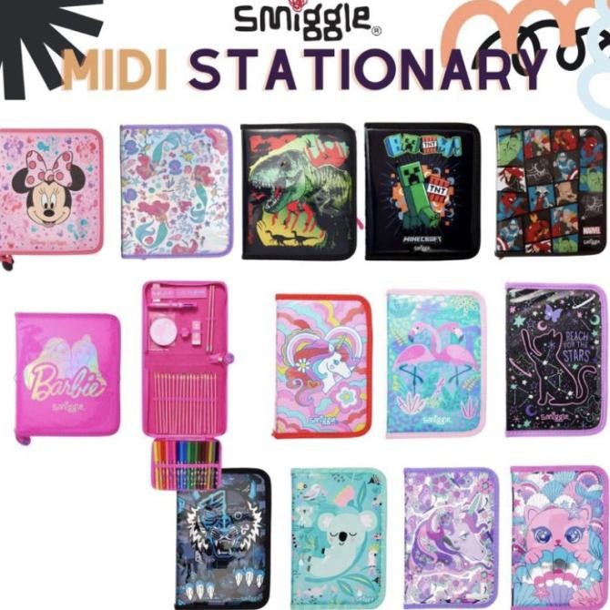 

SMIGGLE Midi Zip Kit Stationary Gift set 26101