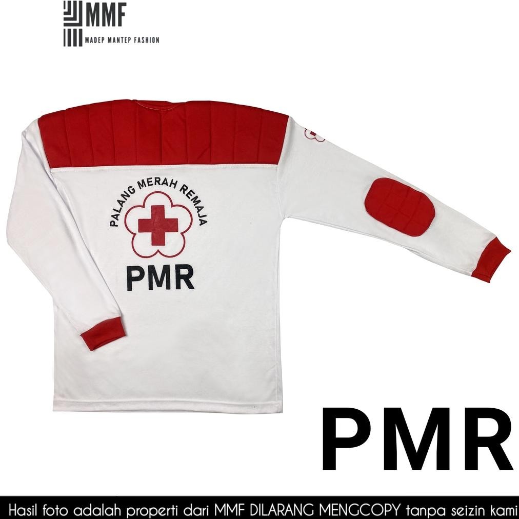 gr-8 Kaos PMR Lengan Panjang Kaos PMI Lengan Panjang Kaos Kegiatan PMR PMI Lengan Panjang - KAOS PHH