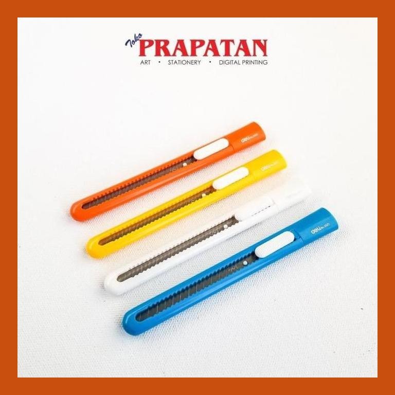 

[ PERALATAN LUKIS / GAMBAR ] DELI CUTTER NO 2025 / CUTTER DELI KECIL PACKING AMAN