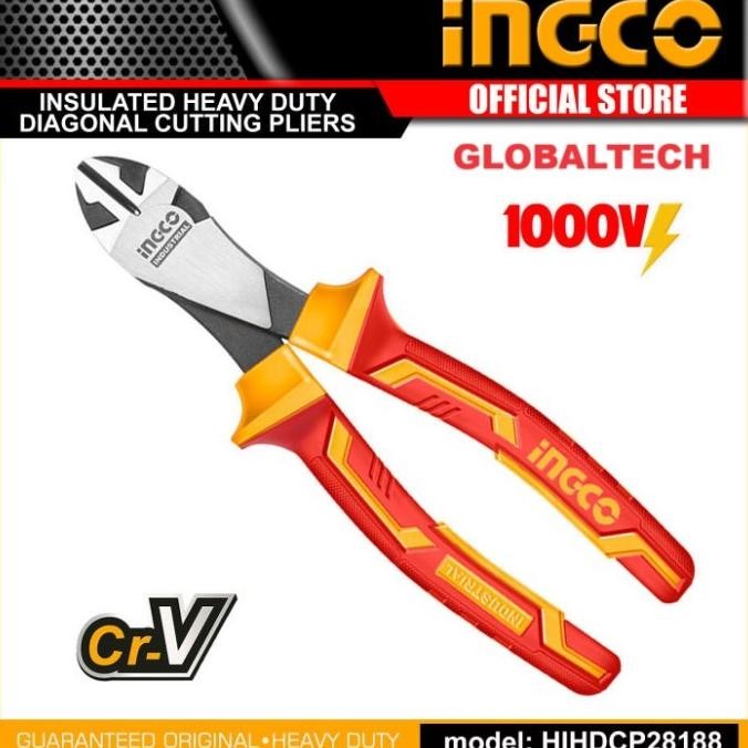 TERBARU - INGCO TANG POTONG HIGH LEVERAGE INSULATED 1000V TANG POTONG LISTRIK