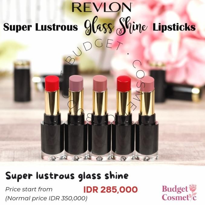TERBARU - lipstick Revlon super lustrous glass shine rum raisin