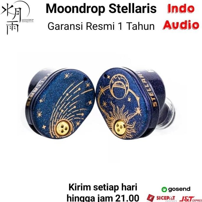 TERMURAH - MOONDROP STELLARIS Planar Magnetic Driver IEM In Ear Monitor Earphone
