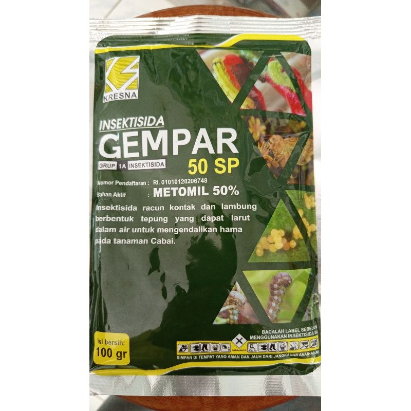 Insektisida GEMPAR -METOMIL50℅ 100gr