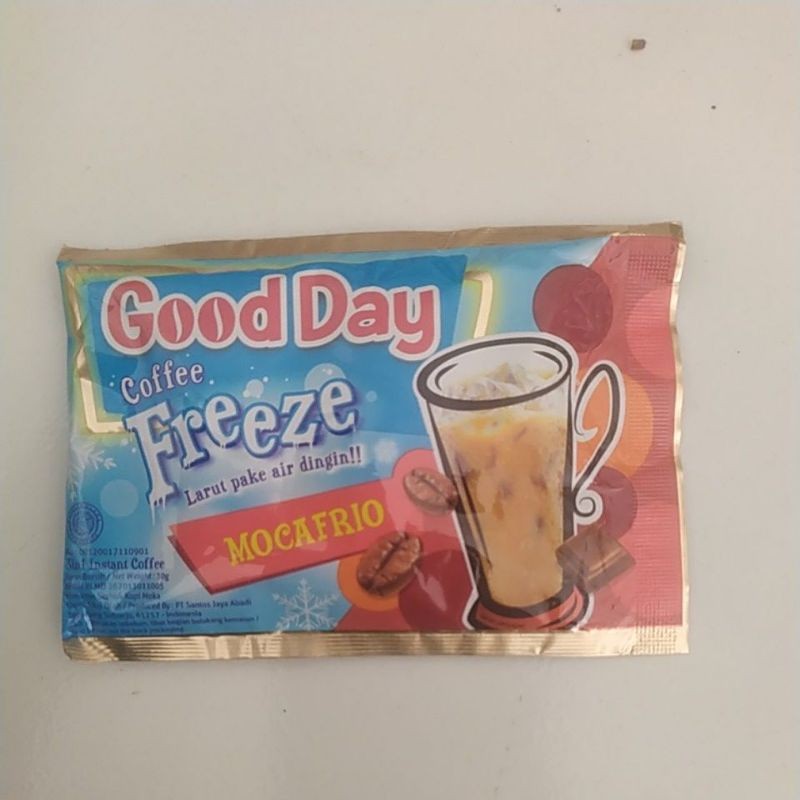 

Good day freeze mocafrio 30g + 3 dus