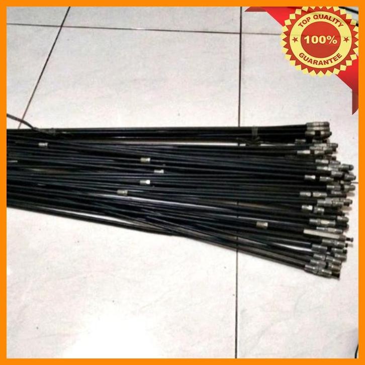 [eva] pipa selang rem besi nepel 10 panjang 60cm