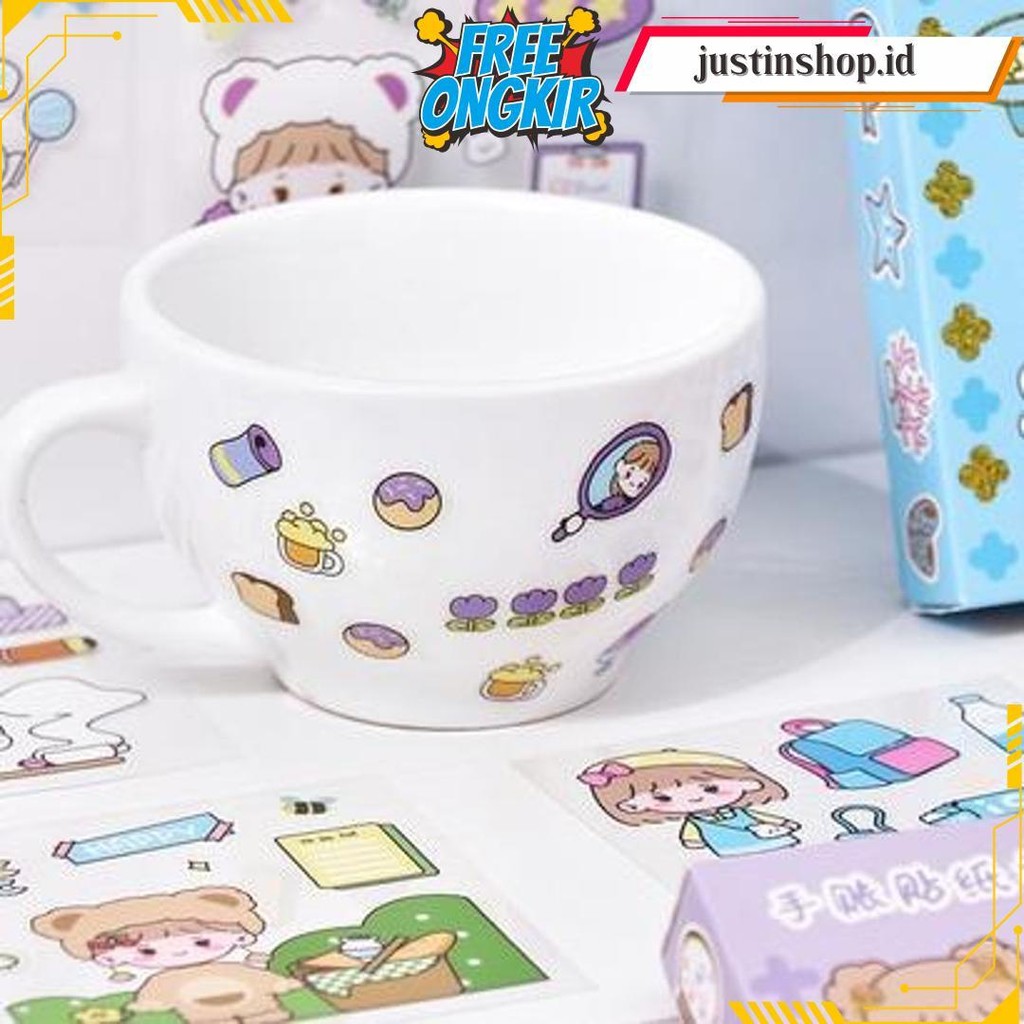 

Tokotab - Sticker Transparan Cute Sticker Pet Telado 2D Anti Air 1 Pack 100Pcs Cod