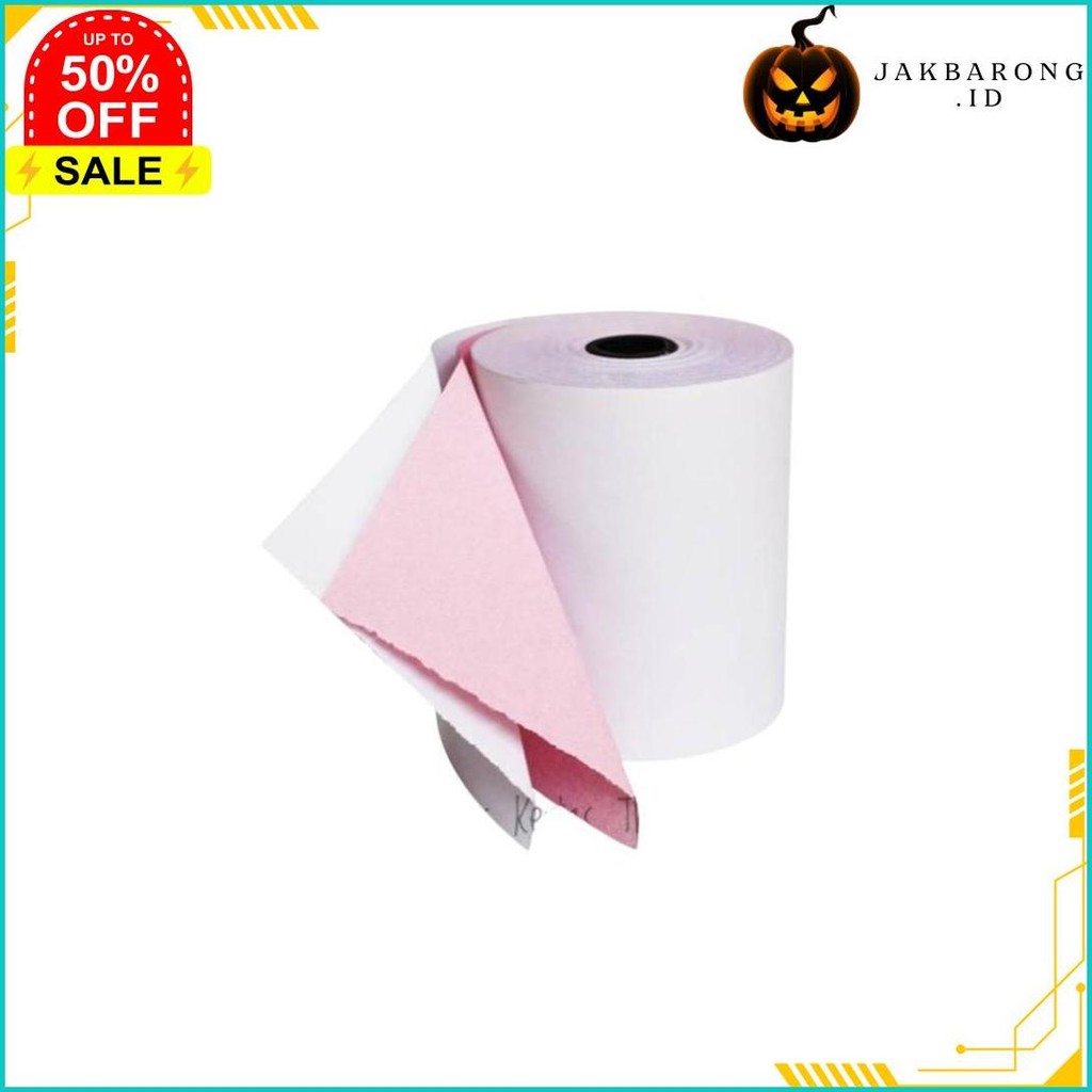 Kertas Struk Kasir / Kas Register 75X65 (2 Ply) Paper Print 1 Pack ( 10 Roll) Atk Termurah Banget
