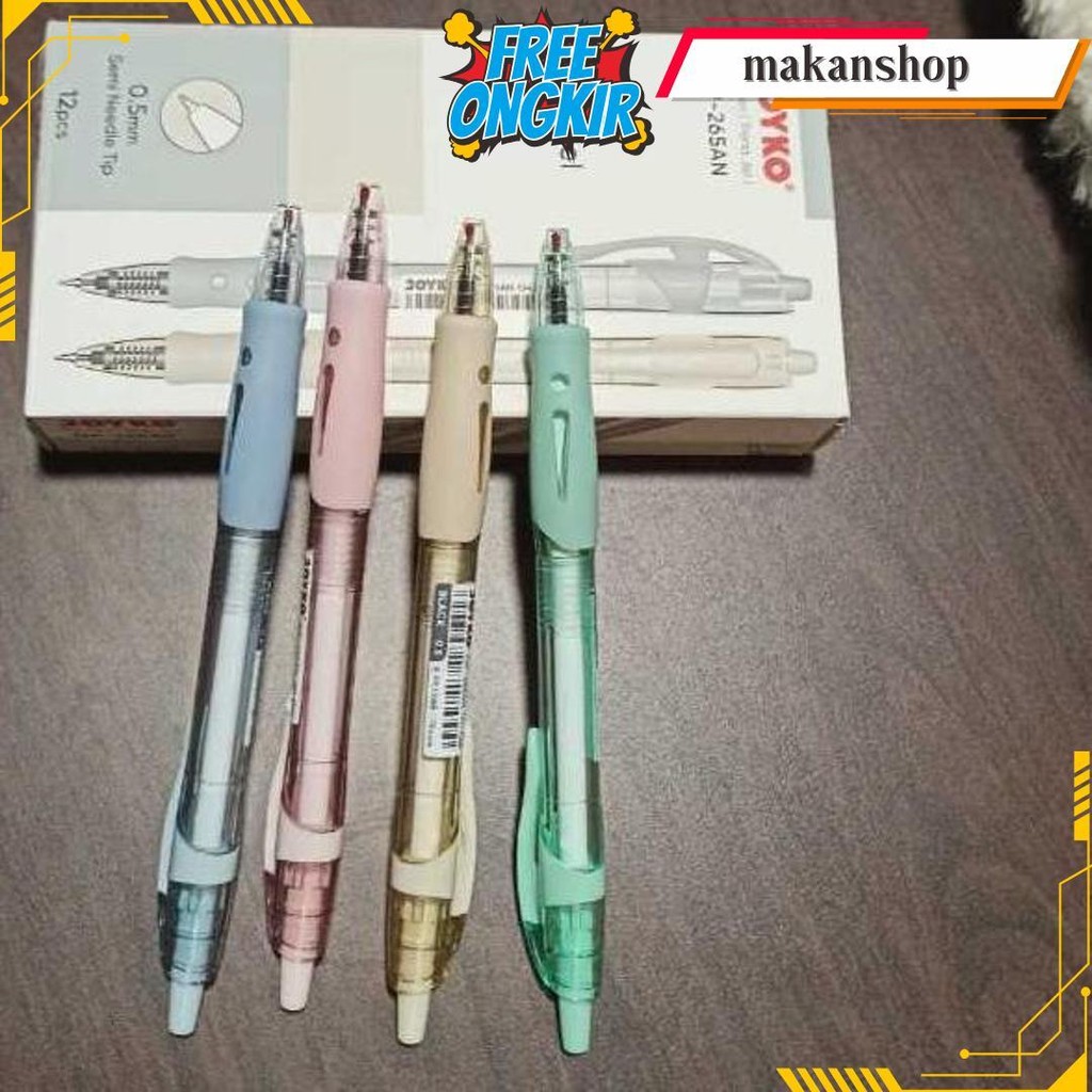 

Bolpoint / Pulpen Gel Pen Joyko Gp-265An Q4 Gel (1Lusin) Termurah Banget
