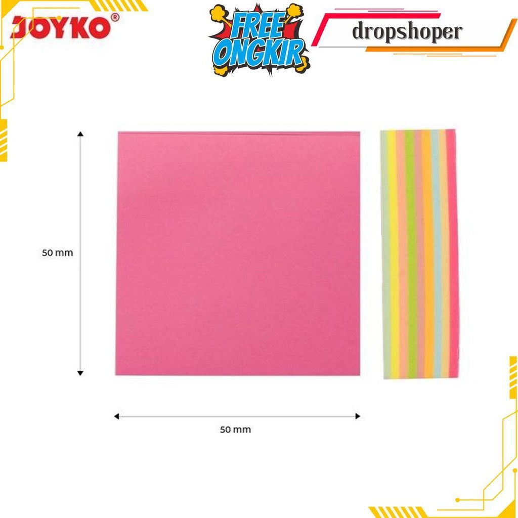 

Sticky Note / Memo Stick / Memo Tempel Joyko Mms-4 Warna Siap Kirim