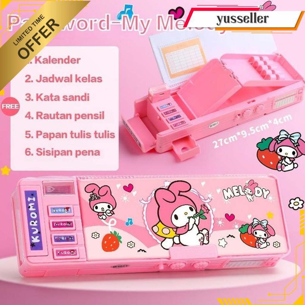 

-Tempat Pensil Multifungsi Kuromi, Tempat Pensil Kunci Kata Sandi Anak Perempuan, Tempat Pensil Sanrio Anak Perempuan, Tempat Pensil Anak Perempuan Baru 2024 Kapasitas Besar, Tas Alat Tulis Siswa Sekolah Dasar Siap Kirim