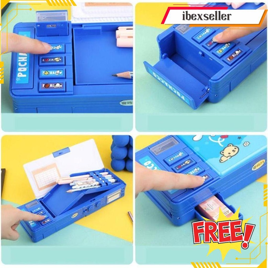 

Gaya Baru Kuromi Kotak Alat Tulis Kunci Kode Multifungsi Kotak Pensil Anak Perempuan Sanrio Dua Sisi Bernilai Tinggi Kapasitas Besar Cod