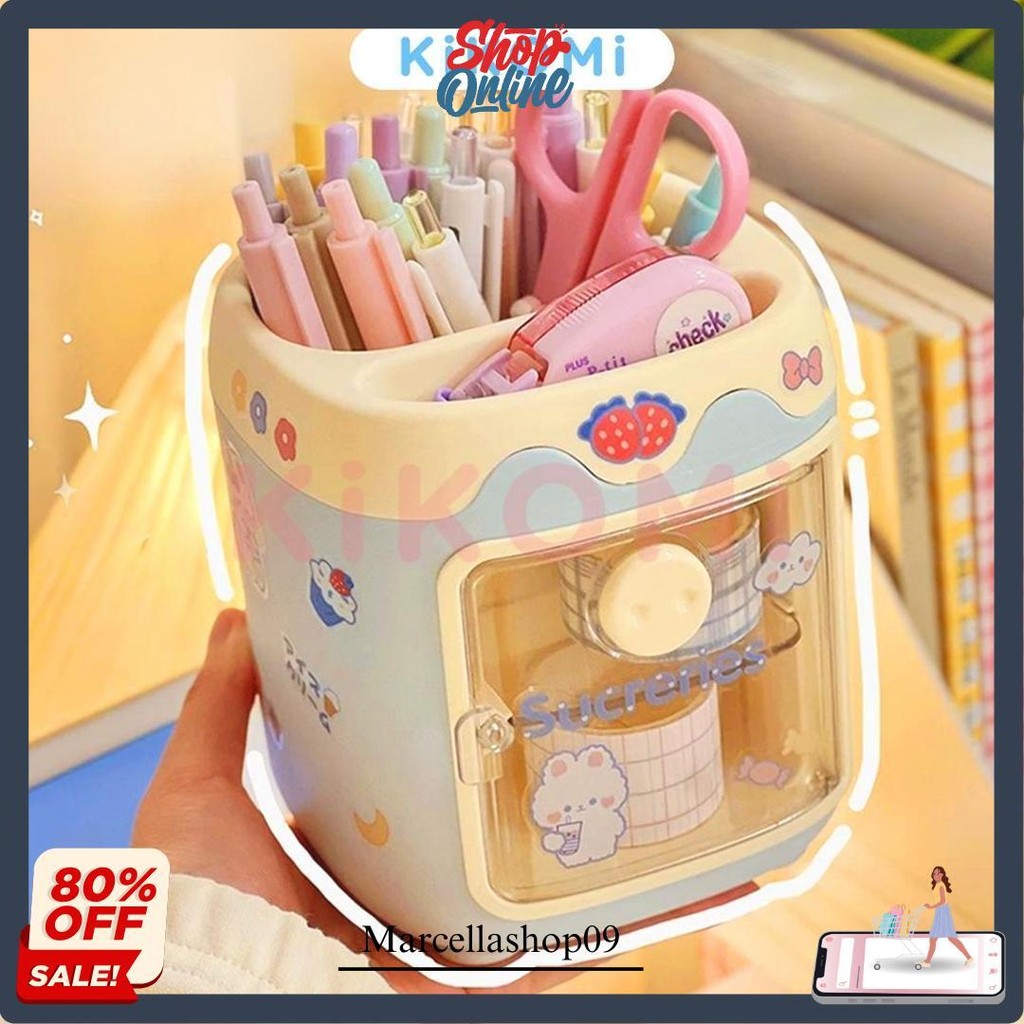 

Kotak Penyimpanan Alat Tulis Tempat Pensil Mini Akrilik Transparan Organizer Meja - Kk Termurah Banget
